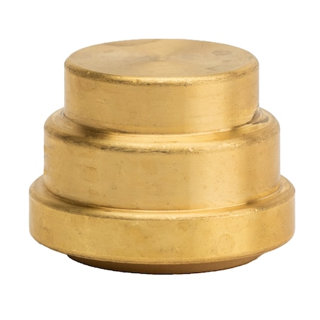 Quickfitting 1in Push-to-Connect Brass Push Cap End Stop Fitting LF836R